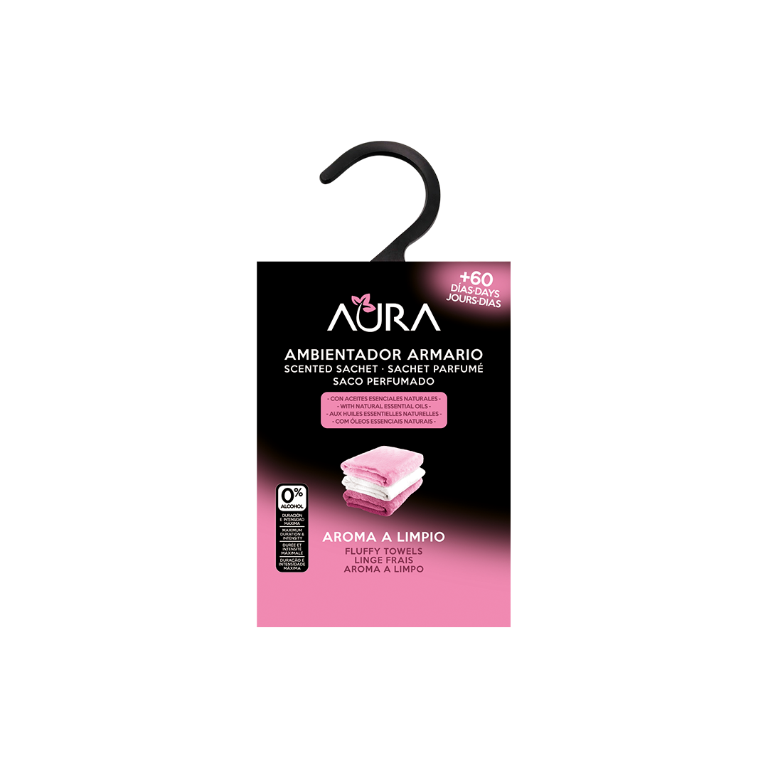 Aura Closet Perfume (Fluffy Towel) 衣櫃香包 (毛巾味)【西班牙直送!現貨!】 AURA